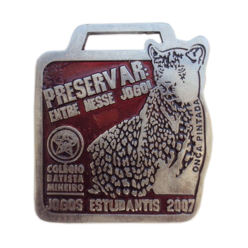 Medalha MECP3 Fundida em Zamac com Fita de Cetim – Acabamento Eletrostático-MECP2