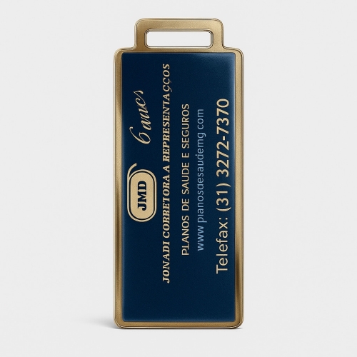 Medalha Resinada Personalizada P – 45x25 mm com Fita de Cetim-C3