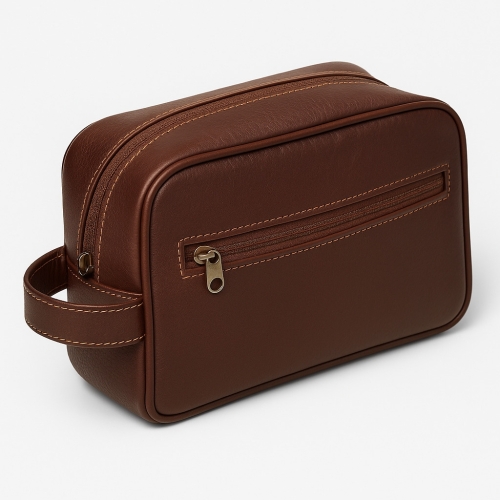 Necessaire Personalizada em Couro Sintético – Compacta e Sofisticada-NC451