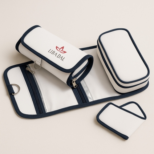 Necessaire Viagem Dobrável com Divisórias – Nylon 70 Personalizada-NC047