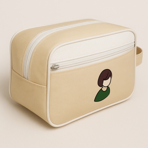 Necessaire com Bolso em Lona Personalizada – Prática e Estilosa-NC041