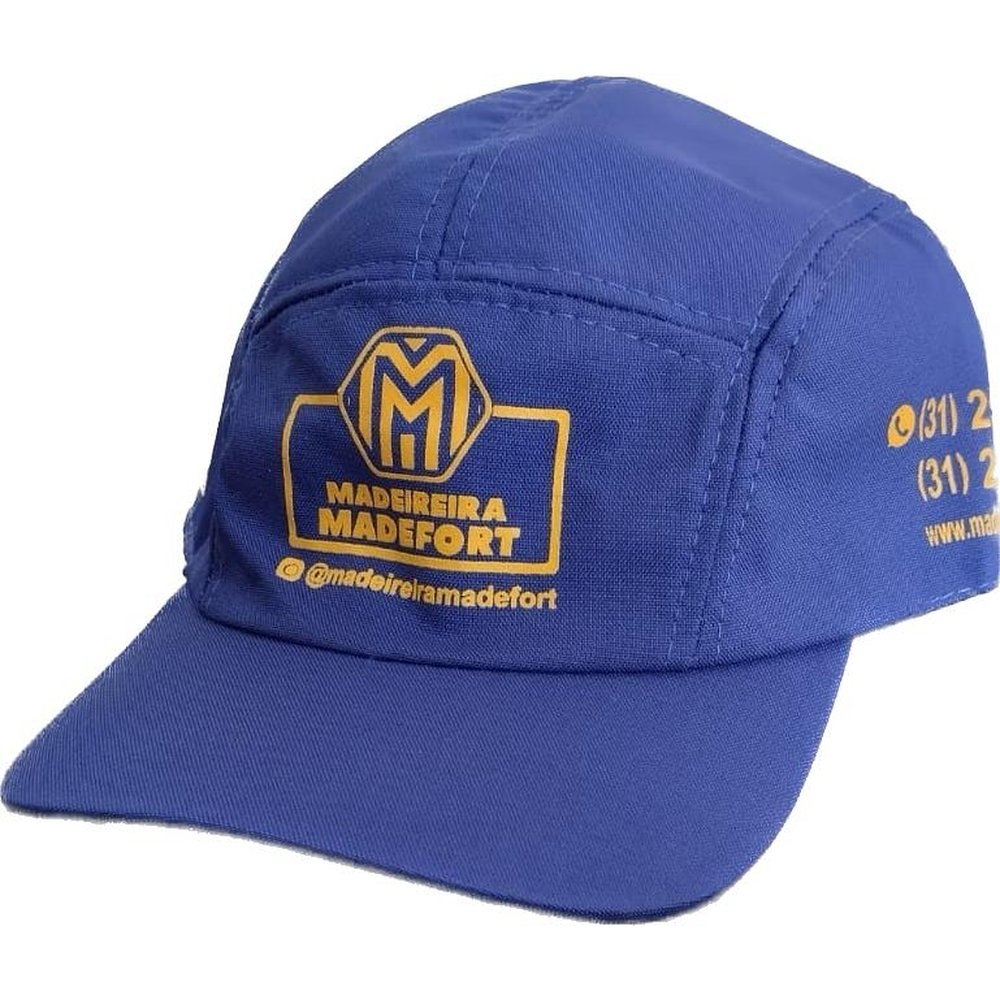 Boné Modelo Ciclista Personalizado – Aba Curvada e Silk até 4 Cores-SB004