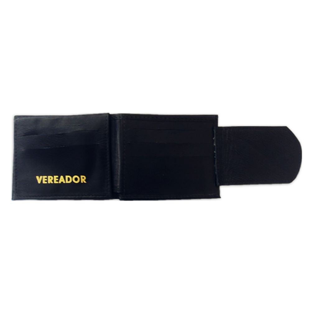 Carteira Horizontal com Lingueta e 2 Brasões da República – Couro Legítimo