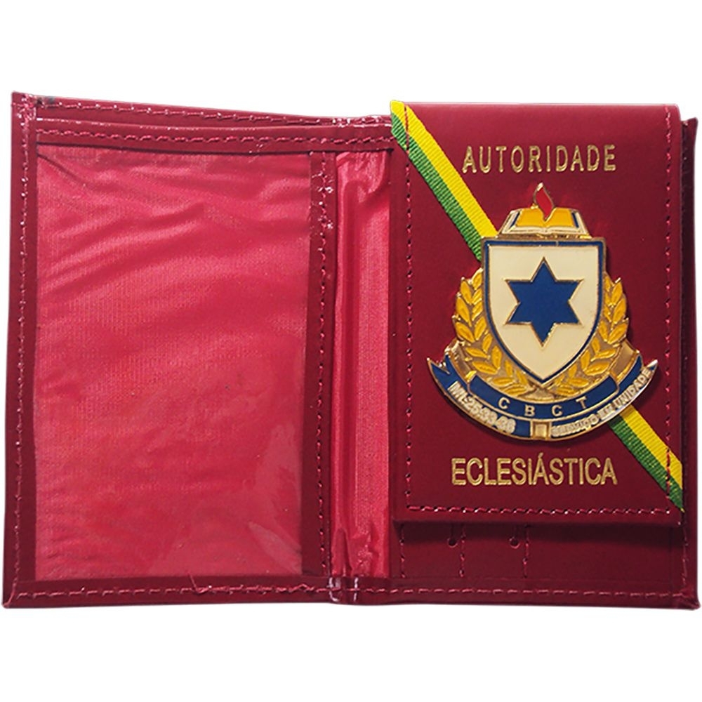 Carteira em Couro com Brasão Fundido – Personalizada