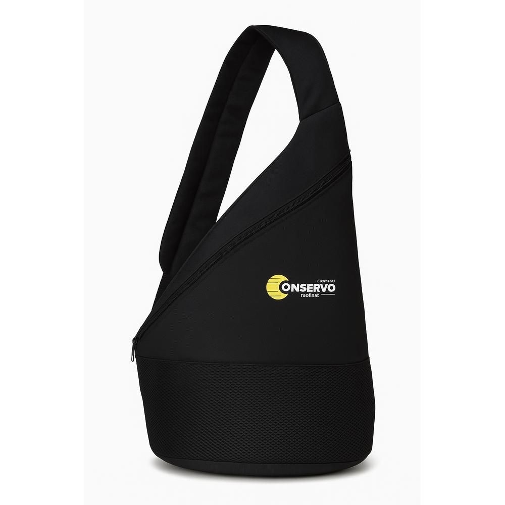 Mochila em Lona 600 com Alça Diagonal e Bolso em Tela