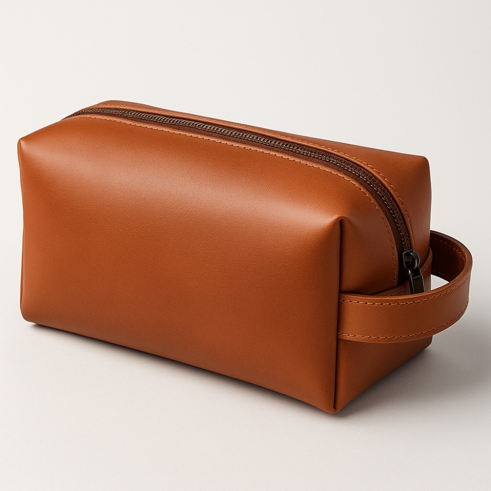 Necessaire Personalizada em Couro Sintético – Forro em Cetim com Acabamento Premium-NC566